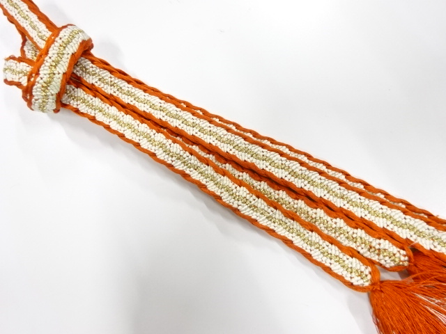 正絹　手組帯締め